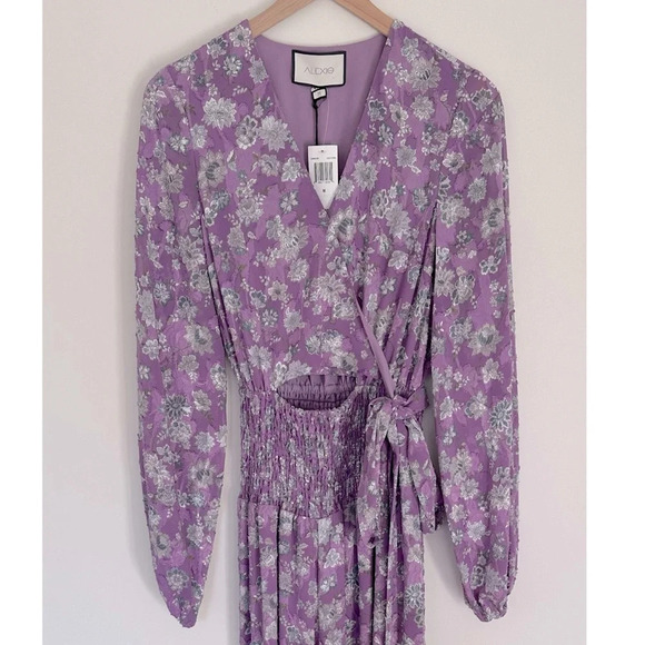 ALEXIS  Shanice floral boho wrap jumpsuit M - Picture 6 of 14
